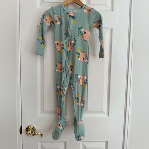 5/25 Carter's Gr Koala Bear Cotton Footed Pajama Sleeper, Size 3T Sleep And Play